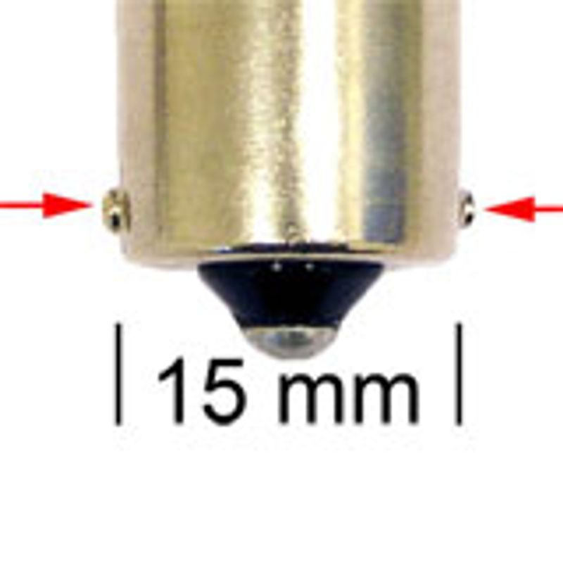 Gul 36xLED - 12V (21Watt) BAU15S