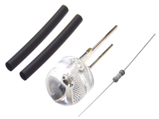 Hovedbilde 1 stk 12V 10mm diode i ...