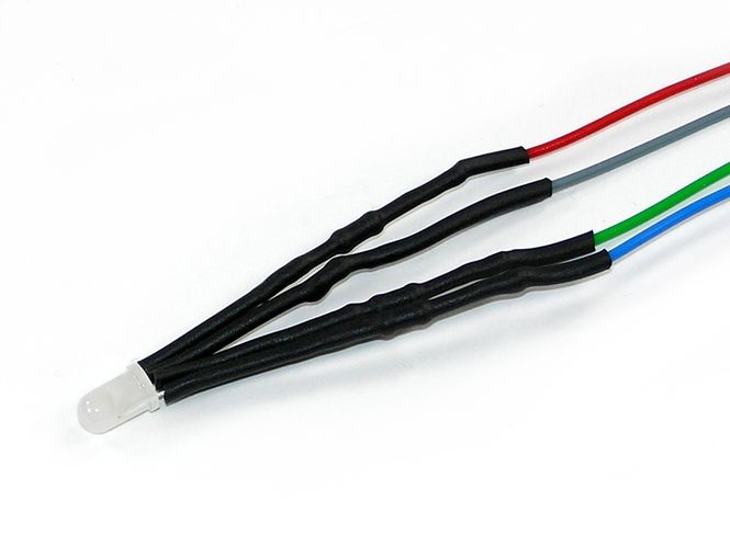 Hovedbilde 12V 5 stk RGB LED