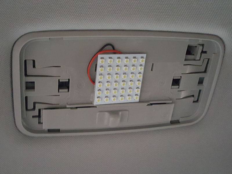 LED Plate 36xSMD LED, Hvitt lys - 12V