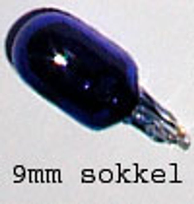 Hovedbilde 3 Watt Blå Instrumentpære 12V