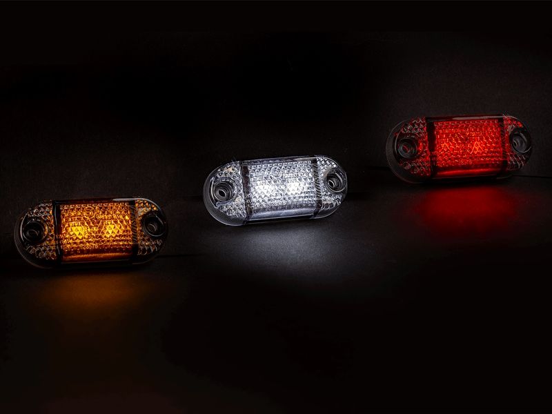 Mini LED dark-serie markeringslys 12V 24V
