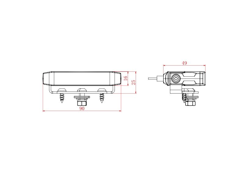 Prolumo Super-Flat GEN. 2 LED Baklyslampe 9-36V (1800 Lm)