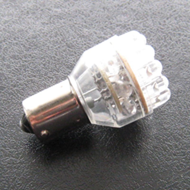 Gul 24xLED - 12V (21Watt) BA15S