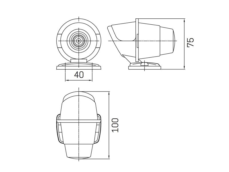 SIM Topplampe Ba15s