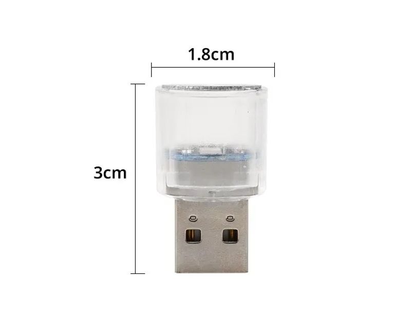 USB mini rød LED stemningslys