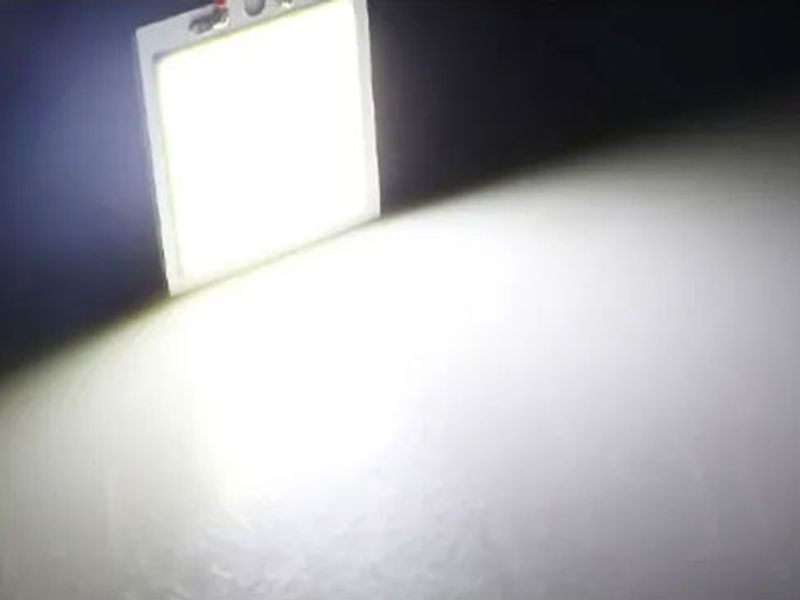 12V COB LED plate T10, BA9S og pinol 6000k