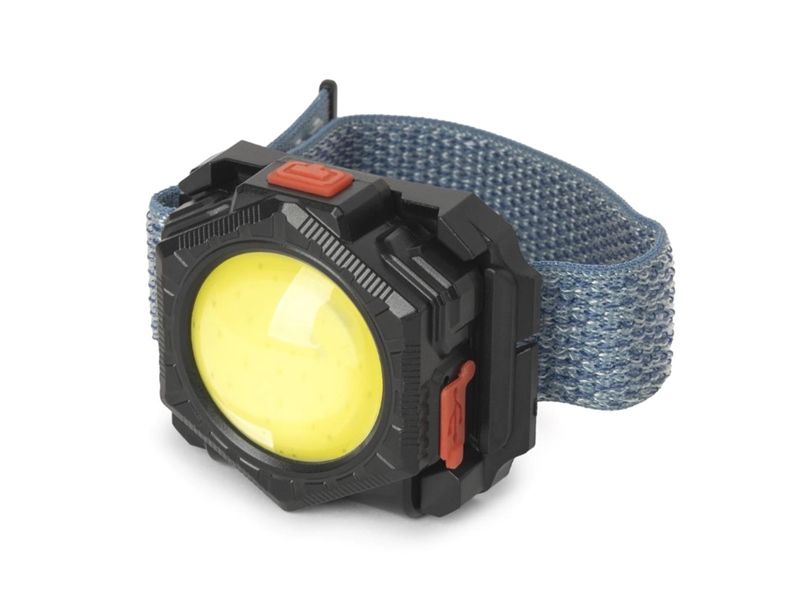 ENTAC Multifunksjonell, oppladbar LED-hodelykt, 350 lm