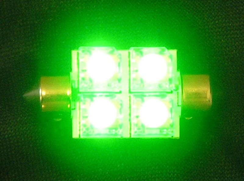12V 38mm 4xS-Flux pinolpære