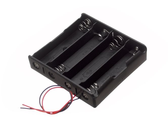 Hovedbilde Batteriholder til 4x AA ...